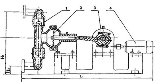 電動隔膜泵的結構圖